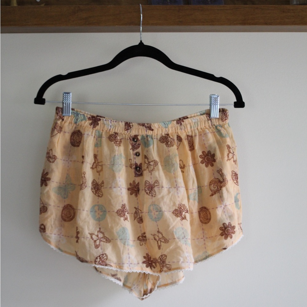 Out from Under Urban Outfitters Tilda Lounge Patterned Shorts NWT